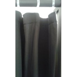 Curtains for wall-mounted fitting rooms - 2 widths - 2 colors