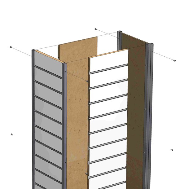 Sjle opbygningsprofiler til rillepanel