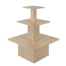 Pyramid in wood, maple - H120 cm