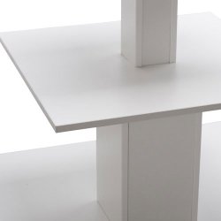 Pyramid board with 3 levels - White - H116 cm