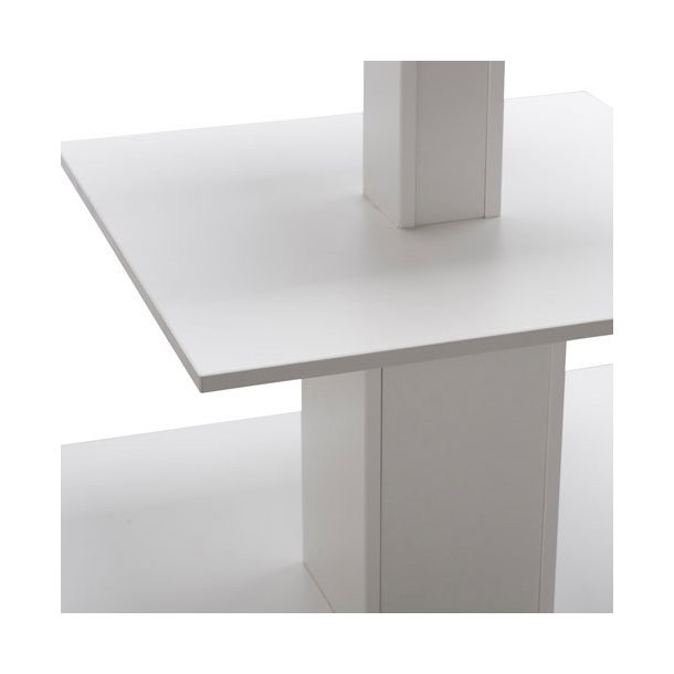 Pyramid board with 3 levels - White - H116 cm