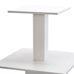 Pyramid board with 3 levels - White - H116 cm