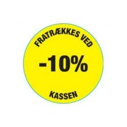 Sticker glue 10% - 500 pcs