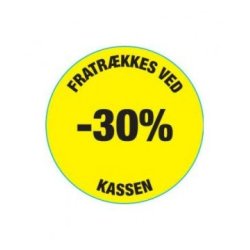 Sticker glue 30% - 500 pcs