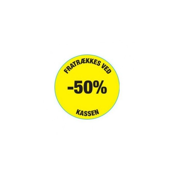 Sticker lim 50% - 500 stycken