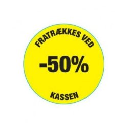 Sticker glue 50% - 500 pcs