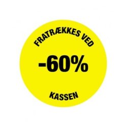 Sticker glue 60% - 500 pcs