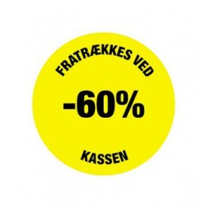 Sticker lim 60% - 500 st.