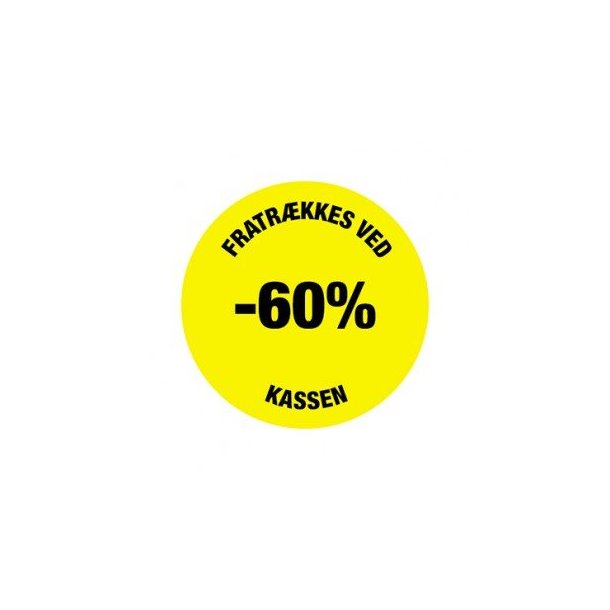 Sticker lim 60% - 500 st.