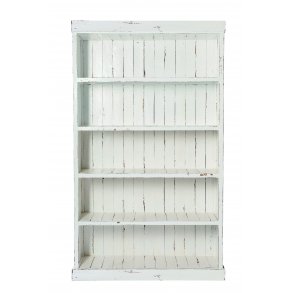 Hylla med 5 hyllor - vit - Heritage