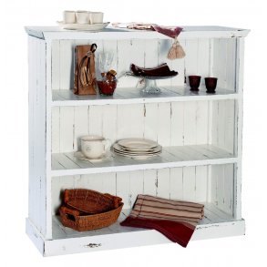 Hylla med 3 hyllor - vit - Heritage