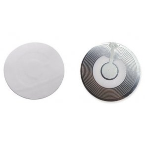 Etiketter RF Runda 40 mm - Vit - 1000 st