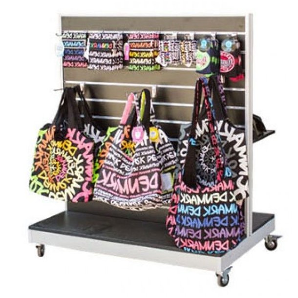 Rillepanel gondol med hjul - Hvid, Gr, Ahorn og Sort