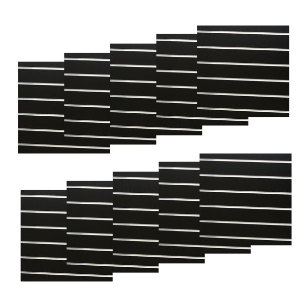 Rillepaneler 10 pak 120x120 cm | 10 cm
