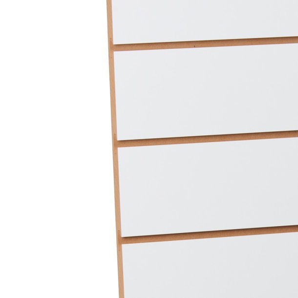 Rillepaneler 120x120 cm | Hvid 15 cm