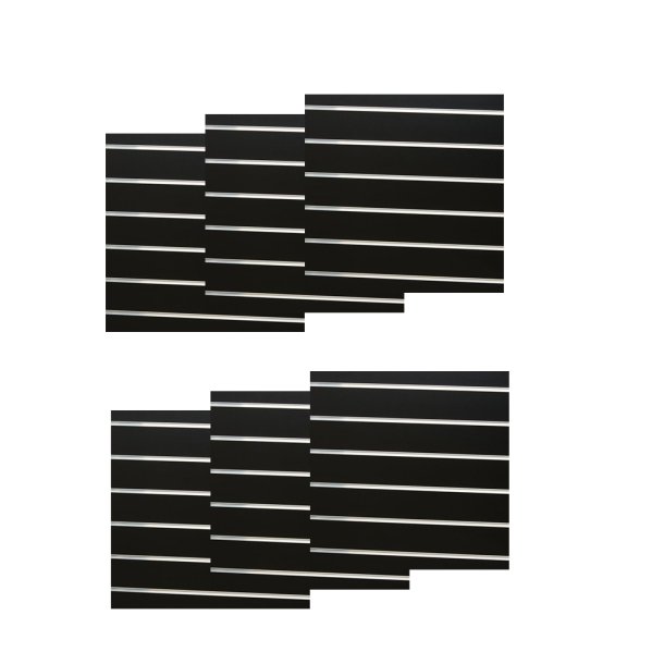 Rillepaneler 6 stk pak 120 x 120 cm