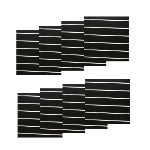 Rillepaneler 8 stk pak 120 x 120 cm