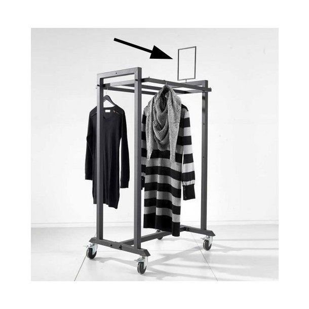 Robust street trolley with wheels, multiple sizes