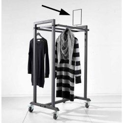 Robust street station with wheels 150 x 70 x 145 cm