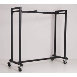 Robust street station with wheels 150 x 70 x 145 cm