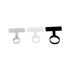 Pipe clips sign holder with T-piece 32mm - 10 pcs - multiple colors