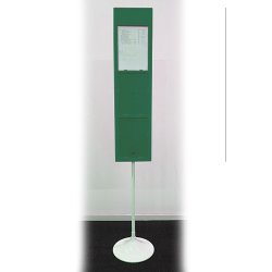 Info Stand 3Xa4 With Round Base.