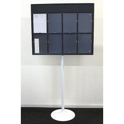 Info Stand With Round Base.