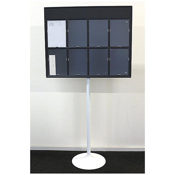 Info Stand With Round Base.