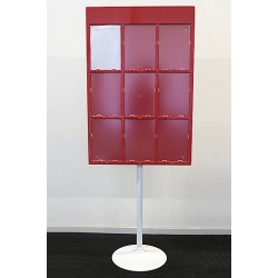 Info Stand With Round Base.