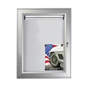 Infobox Magnetic with 2 locks, Postersize 100x150cm, with Fastnote