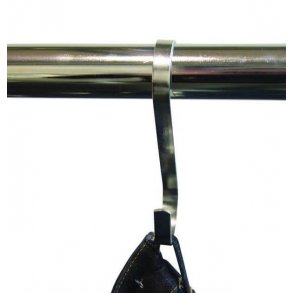 S-krok - Platt järn - 12 cm - Krom - 10 st.