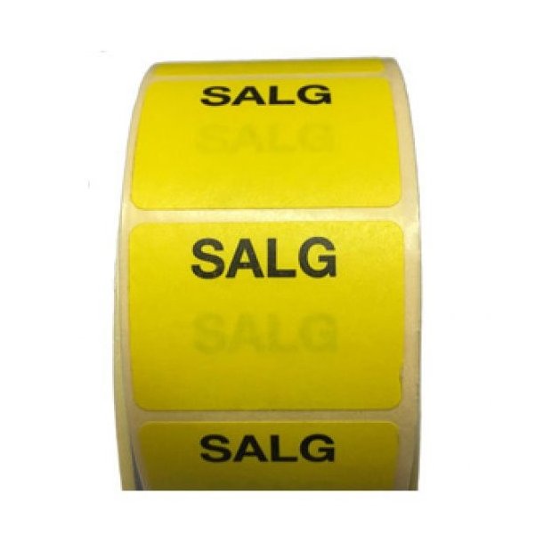 SALG - Erbjudandelabel, gul - 1 000 st.