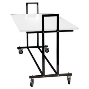 Frsljningstabell - Svart ram - Vit bordsskiva - L10