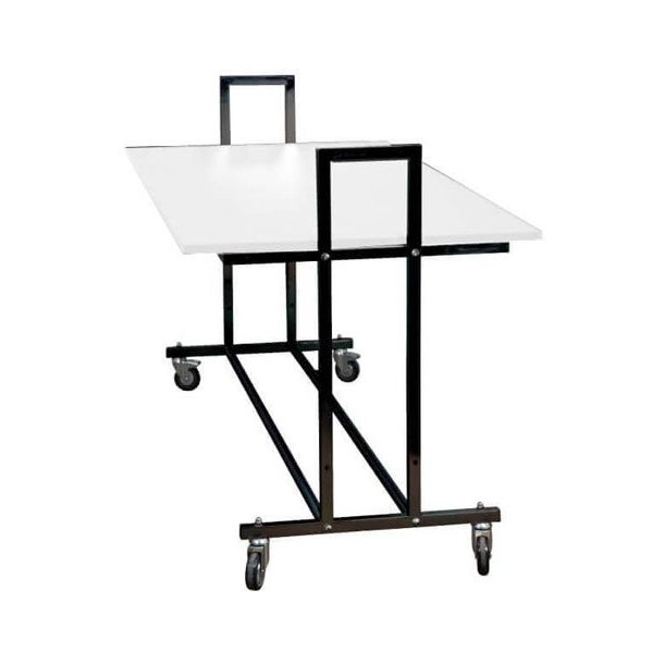 Sales table - Black frame - White tabletop - L10