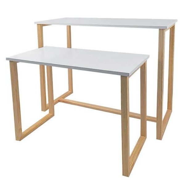 Oplgsborde salgsborde i tr - Skagen - st med 2 stk