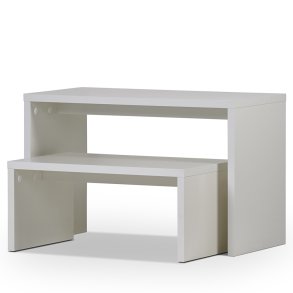 Salgsborde - oplgsborde | Hvid melamin