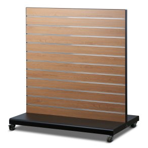 Salgsdisplay i rillepanel med hjul | Eg