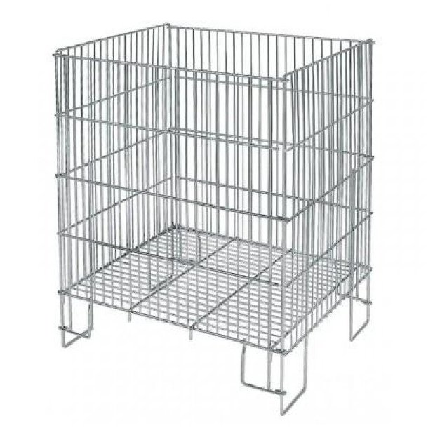 Shopping basket - galvanized