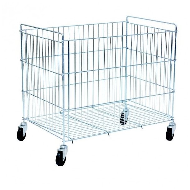 Shopping cart with wheels