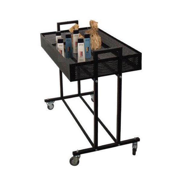 Sales cart with hollow plate box - L2 - Black