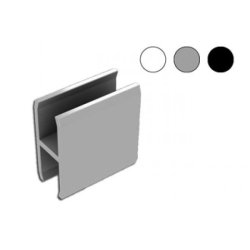 Sample clips for plastic frames - 20 pcs - white, black or gray