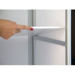 Folding portable disk - Trade show booth including carrying bag