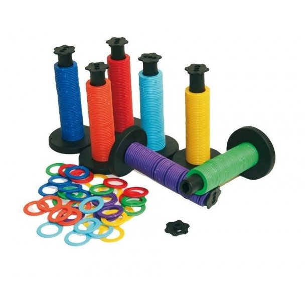 Showroom rings, 50 pcs, with stand