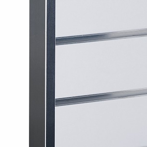 Sideliste 4x2 cm alu til rillepanel