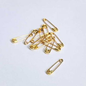Safety pins - 19mm - mssing - guld - 1440 st.
