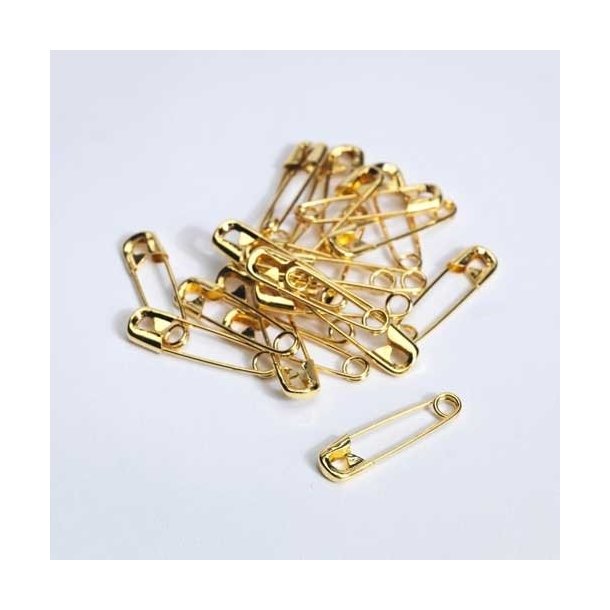 Safety pins - 50mm - brass - gold - 720 pcs