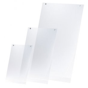 Fickfickor i PVC med fodrade hl - A4, A3, A2, A1 - 10 st.