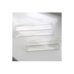 Skilteholder A4 og A5 - akryldisplayfod - transparent 10 styk