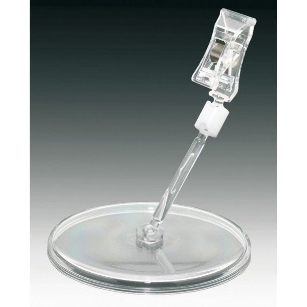 Between acrylic sign holder small clamp - Clear-Grip 10 pcs.