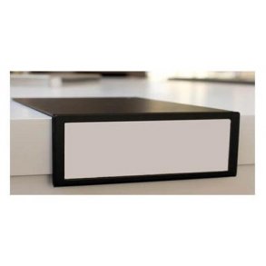 Hyllhllare för hyllor - hyllfront - 10 x 5 cm - Svart